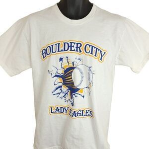 Boulder City Lady Eagles Softball T Shirt Vintage 90s High School Mens Medium